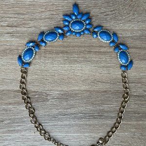 Blue J. Crew Statement Necklace